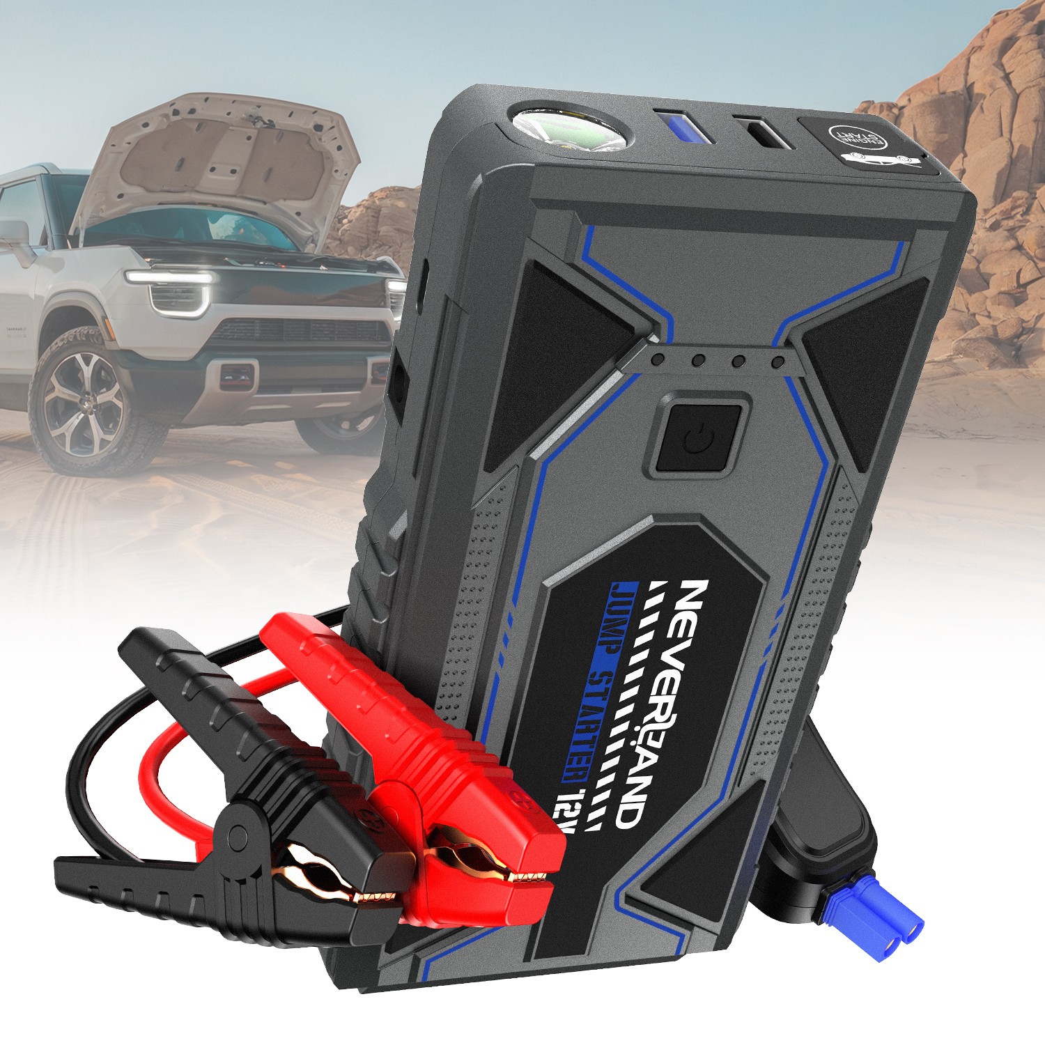 6500a Portable Car Battery Booster 12v