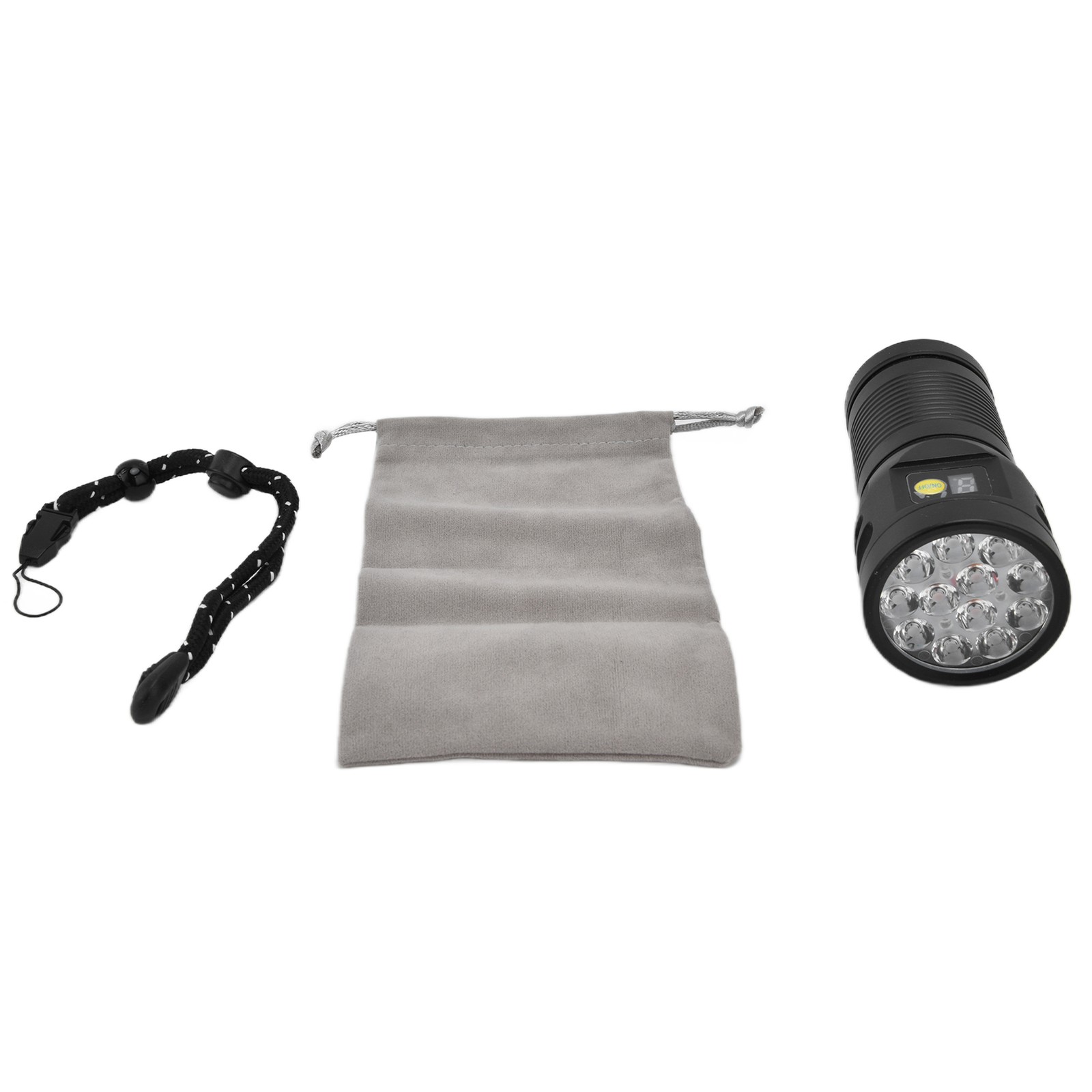 Brightest Flashlight LED 8 Modes Type C 9000mAh Waterproof Outdoor Light For