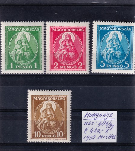 Hungary MH 1932 Mi. 484/487 Nice set see scan cv 420 €