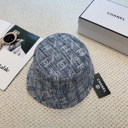 CHANEL's New Embroidered Logo Boater Hat - Picture 3 of 8