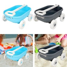 Garden Wagon Toy Pretend Play Pull Along Beach Wagon for Gardening Yard Kids