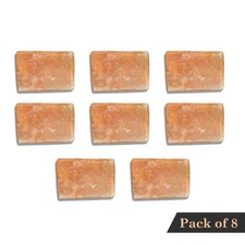 Skincare Sunday Pure Himalayan Salt Massage Stones – 8 Rectangle Shaped