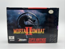 Mortal Kombat II Super Nintendo SNES COMPLETE Game  Box  Manual  Reg Card