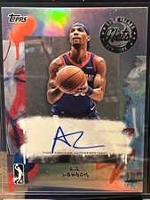 2024-25 Topps G-League AJ Lawson Certified Autograph Refractor AU-AL Fresh Pull