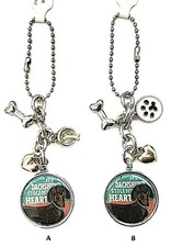 My Dachshund Stole My Heart Keychain