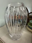 VINTAGE WATERFORD CARINA PATTERN LARGE 7” LEAD  ETCHED CRYSTAL VASE RETIRED