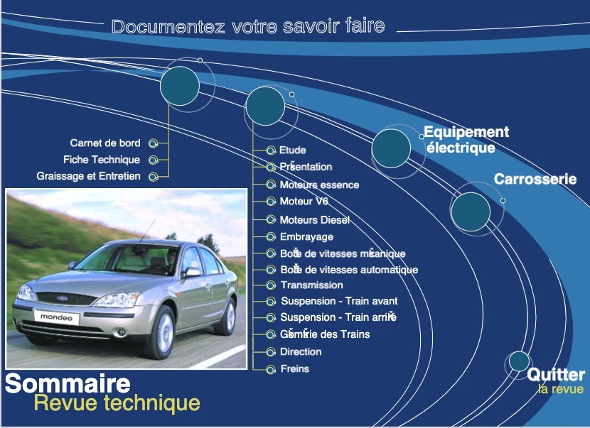 Manuel Atelier Ford Mondeo 2 2000-2007 RTA Français - Format CD PDF - Envoi 24H! - Photo 2/4