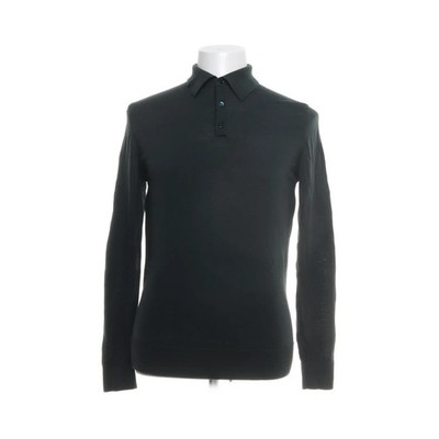 Asket, Rugby Shirt, Größe: M, THE MERINO WOOL POLO, Schwarz, Merinowolle #46n