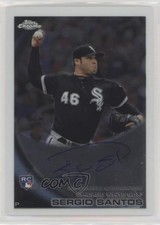 2010 Topps Chrome Rookie Auto Sergio Santos #211 Auto 0h1