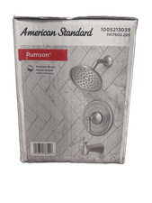 American Standard Rumson Tub and Shower Faucet Brushed Nickel w/ Valve