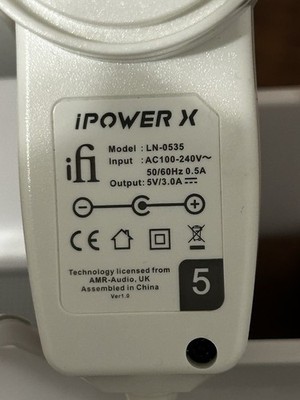 iFi Audio iPower X 5V ANC2Ultra-Low Noise AC/DC PowerSupply