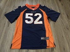 Nike On Field NFL Denver Broncos Wesley Woodyard #52 Jersey Size 44