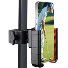 Golf Cart Phone Mount Holder 360° Rotatable Cell Phone Bracket for Bike Scooter