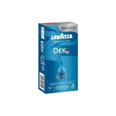 Lavazza Nespresso Dek Blau Aluminium Kapseln, Verpackung Mit 30 Stück