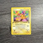 Pikachu's Birthday Gold Tail Stamp Pokemon Card 1999 WOTC Vintage