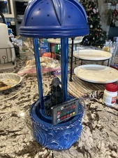 Vintage Rain Oil Lamp with Dolphin. 16" Ocean themed, works perfectly, Nice