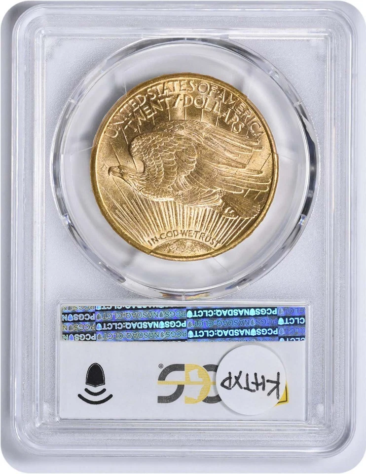 1910-S $20 Gold St. Gaudens MS63 PCGS Foto 2 de 4