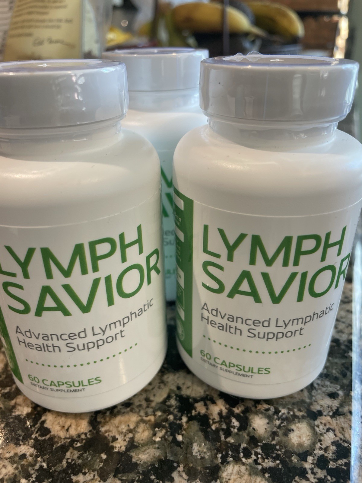 Lymph Savior supplement 60capsules 3 Bottles. Genuine with 6/27 Expiration.