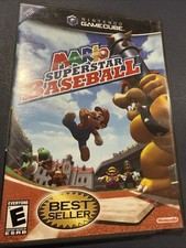 Mario Superstar Baseball Nintendo GameCube 2005 CIB, Tested and Works Authentic
