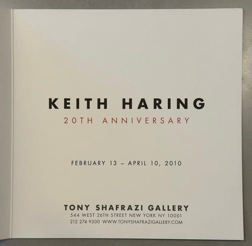 Keith Haring 20 Years Later Show Invitation Card Art Graffiti NYC Art Rare - Picture 2 of 8