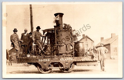#ad K53 Baltimore amp; Ohio Railroad RPPC Postcard c1920 quot;Atlantic Locomotive 435 $48.30