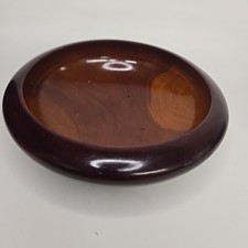 Solid Wooden Bowl Hand Turned Lacquer Finish