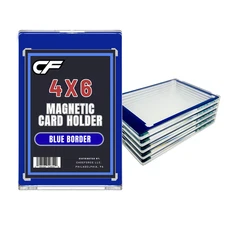 CF Magnetic Card Holder One Touch - 4" x 6"  BUE BORDER Sports 4x6  Holder