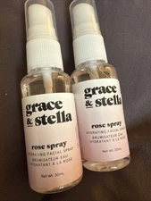 Two Grace & Stella Spray All Day Rose Spray Hydrating Facial Spray 30ml 1oz