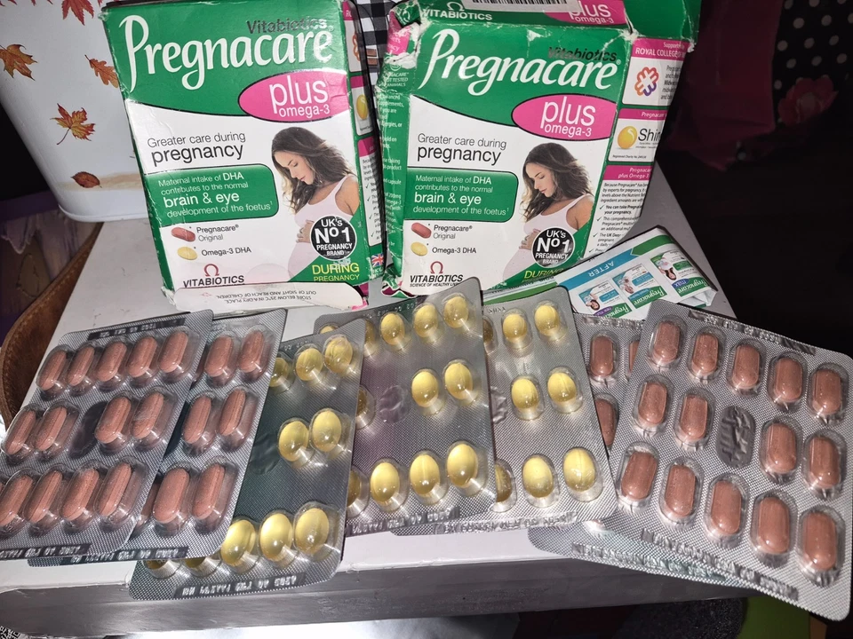 Vitabiotics Pregnacare Plus Tabletas/Cápsulas (x98) Cajas Dañadas Exp 3.27 NUEVO EN CAJA Foto 3 de 4