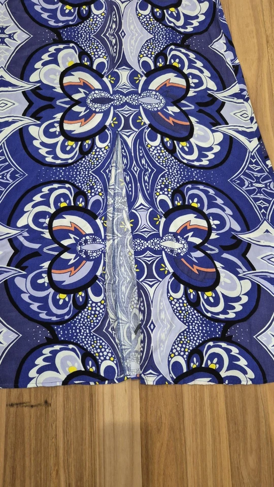 BNWT Bardot Blue Monaco Tile Maxi Dress - Size 10 - image 4 of 4