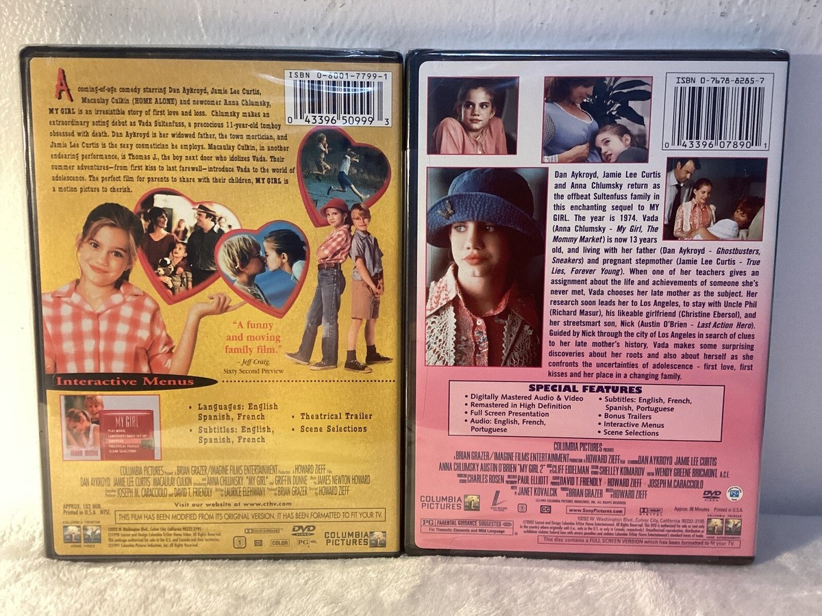 My Girl / My Girl 2 - DVD - Lot Of 2 - NEW Factory Sealed