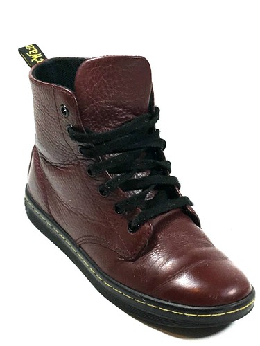 Dr Martens Leyton Maroon Red Leather 