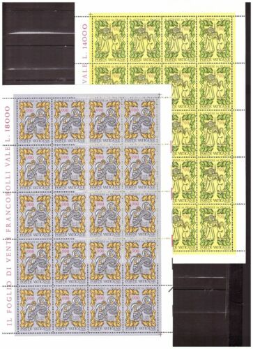 S19463) Vatican 1982 MNH New S. Agnes 2v Sheet not Folded - Afbeelding 1 van 1