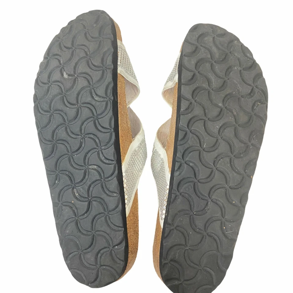 Босоножки-слайды Tatami от Birkenstock женские размер ЕС 40 узкие белая кожа - Изображение 3 из 4