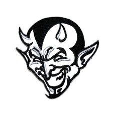 Satan Devil Evil Demon Patch Hardcore Artwork Emblem for DIY Iron on Clothes Bag