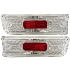 1964 Chevelle Back-Up Light Lamp Lenses Pair / 2 Pieces Dynacorn TU64AN