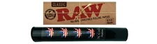  Raw Natural Rolling Papers 1.25 1 Pack & Child Resistant Tube