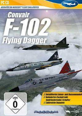 CONVAIR F-102 DELTA DAGGER ADDON für Microsoft Flight Simulator X 2004 NEU