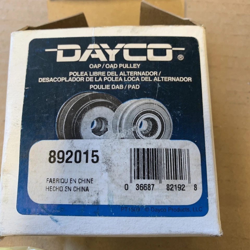 Polea desacopladora alternador Dayco para 10-13 Mercedes Sprinter 2500 3500 NUEVO Foto 4 de 4