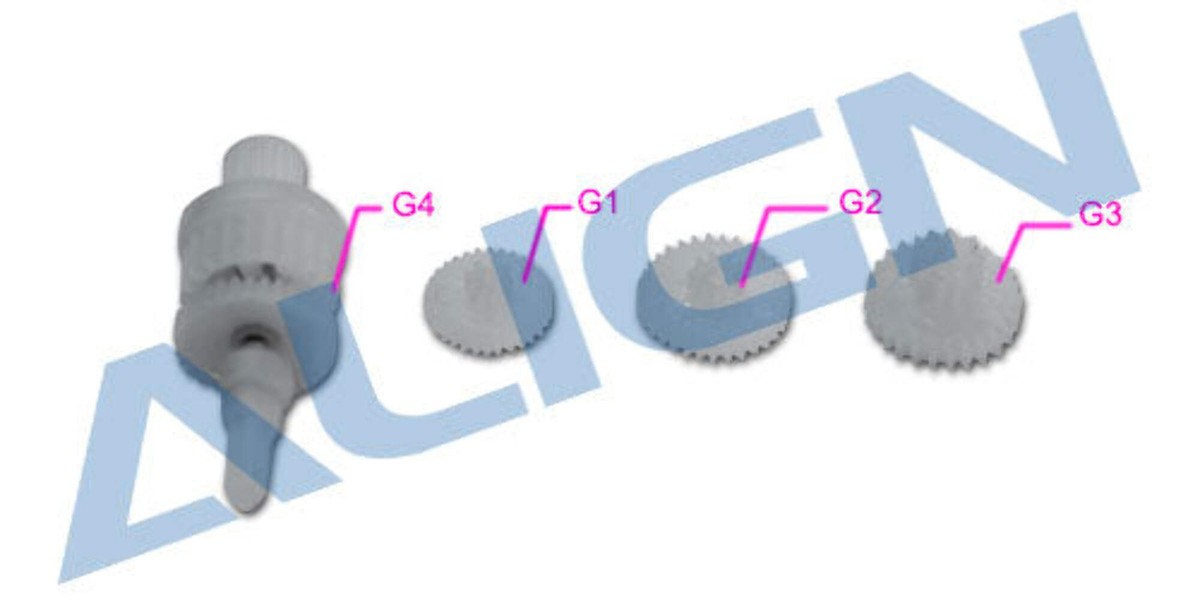Align Trex 150 Hsd15001t Servo Gear Set for sale online | eBay