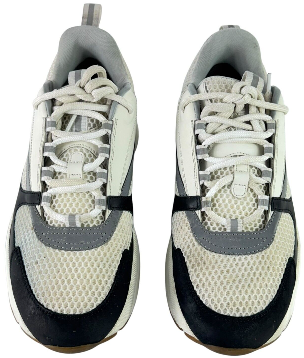 DIOR B22 Black White Mesh Leather Men's Sneakers Made in