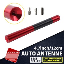 Autoantenne 12cm Stab KFZ Stab Auto Antenne Rot Radio Für Opel Mercedes NEU