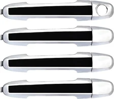 Exterior Door Handles (4PCS) Compatible with 2005-2010 Hyundai Sonata, Front 