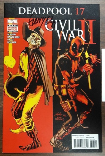 Deadpool (2016) #15 - 35 EACH SIGNED Duggan with Notarized Witness of Signature - Picture 13 of 110