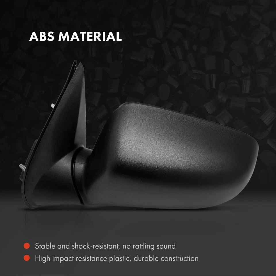 Espejo retrovisor eléctrico negro para conductor y pasajero para Chevy Colorado 2004-2012 GMC Canyon Foto 3 de 4