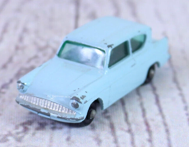 Ford Anglia Matchbox 1961 #7 original vintage sedán Lesney Foto 3 de 4