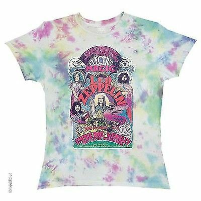 Authentic Led Zeppelin Electric Magic Junior Girls Rock Music T Tee Shirt S-Xl - Zdjęcie 1 z 3