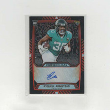 2019 Panini Obsidian Electric Etch Orange /75 Ryquell Armstead Rookie Auto RC