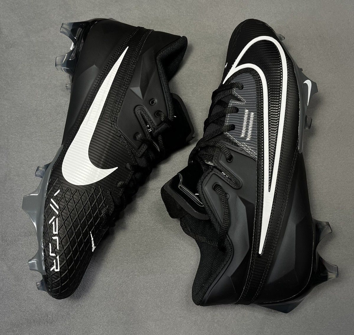 Nike Vapor Edge Elite 360 Flyknit Black Dark Smoke Grey Size 13 Nike Vapor Edge Elite 360 Flyknit Football Cleats Mens Size  main image 2
