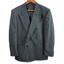 Pierre Balmain Paris Blazer St Tropez Grey Pinstripe Men's Blazer Jacket SZ R41